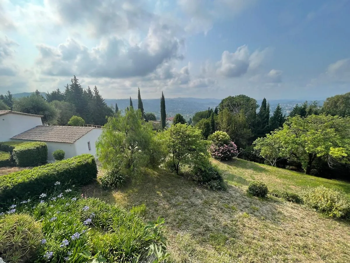 Villa Provencale Renovee, Vue Panoramique Mer, Piscine 15X6 Grasse
